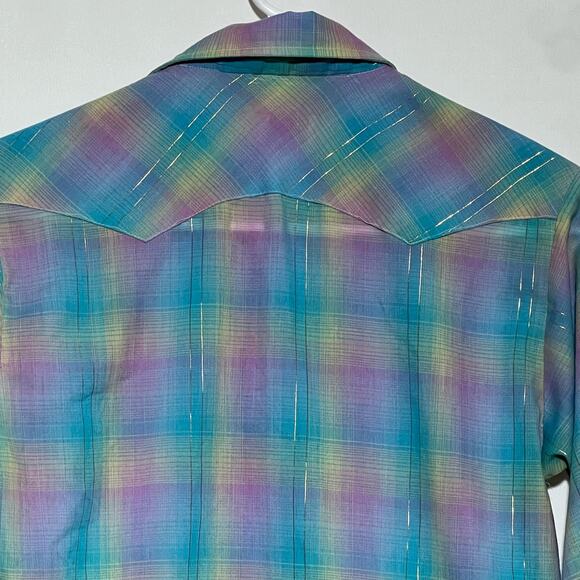 Miller Long Sleeve Button Up Casual Western Shirt Multicolor Womens Size 16 - Picture 5 of 12
